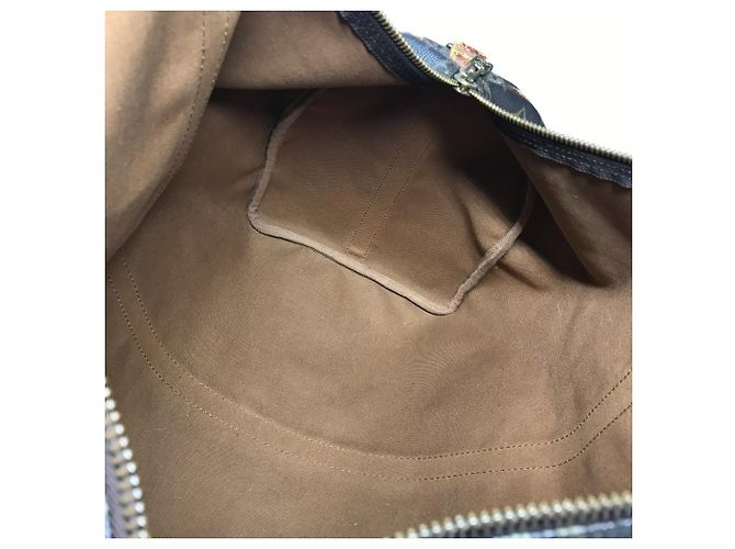 Borsa da viaggio Louis Vuitton Monogram Keepall Bandoulière 50 Marrone - vista 15