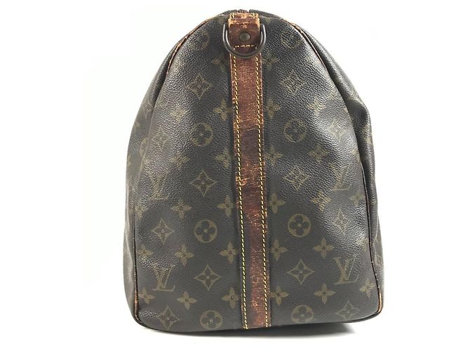 Borsa da viaggio Louis Vuitton Monogram Keepall Bandoulière 50 Marrone - vista 4