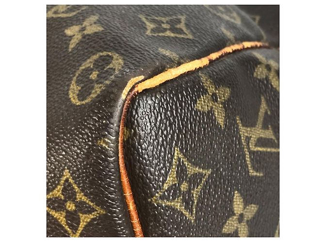 Borsa da viaggio Louis Vuitton Monogram Keepall Bandoulière 50 Marrone - vista 6