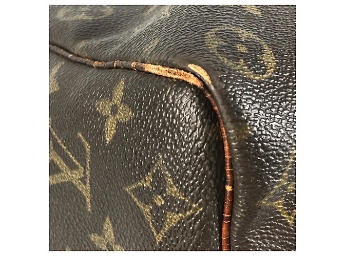 Borsa da viaggio Louis Vuitton Monogram Keepall Bandoulière 50 Marrone - vista 7