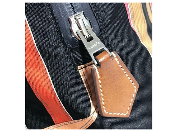 Hermès Hermes AirSilk Cavalcadour Backpack Black Multiple colors - view 13