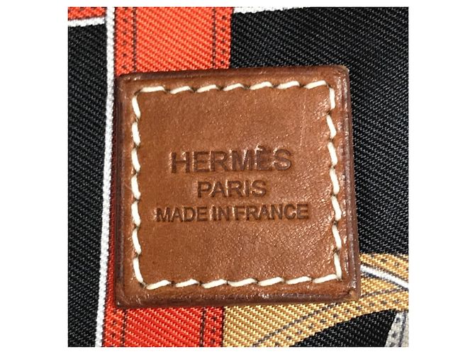 Hermès Hermes AirSilk Cavalcadour Backpack Black Multiple colors - view 17