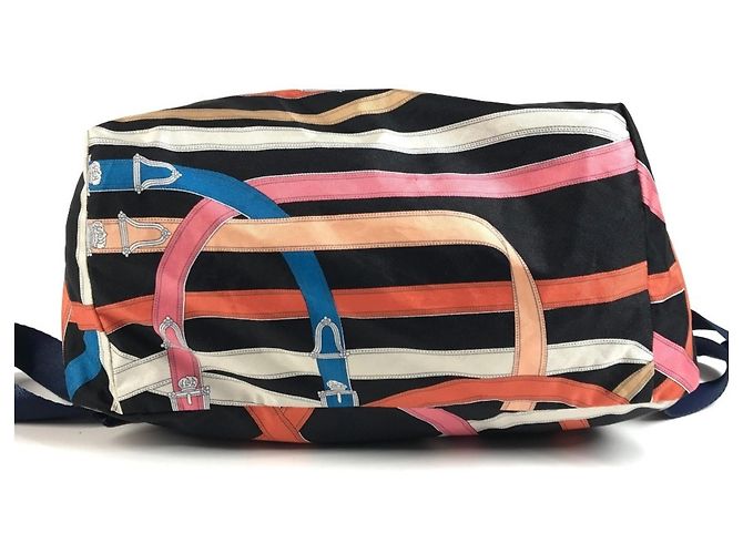 Hermès Hermes AirSilk Cavalcadour Backpack Black Multiple colors - view 5