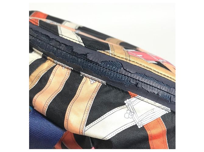 Hermès Hermes AirSilk Cavalcadour Backpack Black Multiple colors - view 9