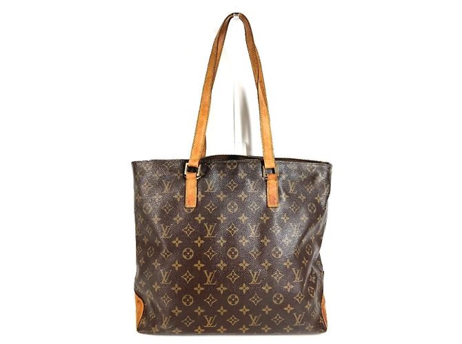 Borsa Tote Cabas Mezzo Monogram Louis Vuitton Marrone - vista 2