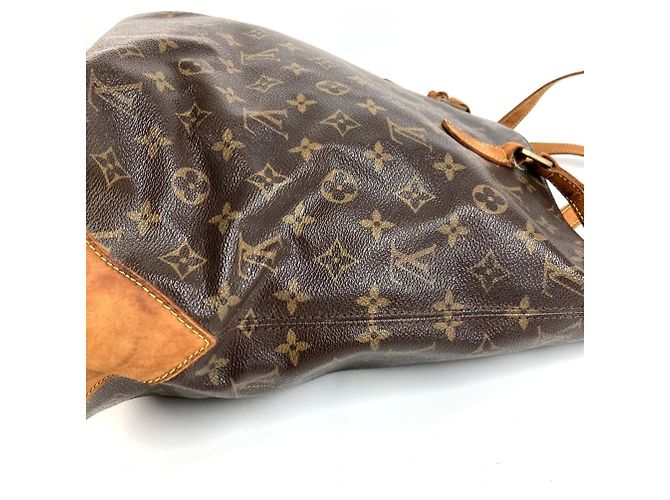 Borsa Tote Cabas Mezzo Monogram Louis Vuitton Marrone - vista 7