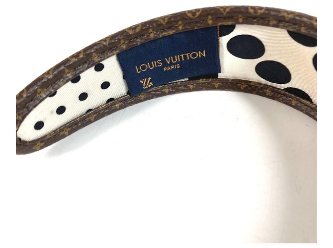 Cerchietto in seta Monogram Louis Vuitton Bianco Multicolore - vista 6