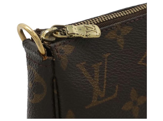 Bolsa Louis Vuitton Monogram Pochette Accessoires Marrom - vista 5