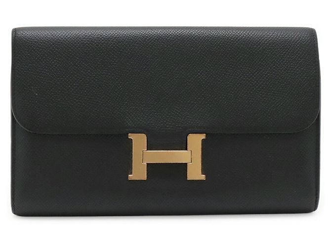 Hermès Hermes Constance Long Flap Wallet Schwarz - Ansicht 2