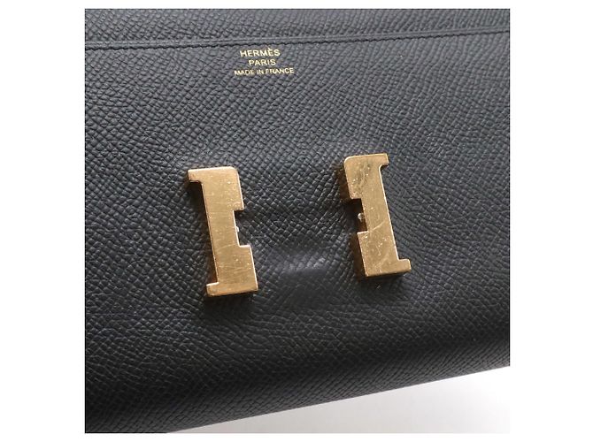 Hermès Hermes Constance Long Flap Wallet Schwarz - Ansicht 5
