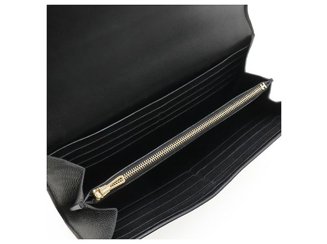 Hermès Hermes Constance Long Flap Wallet Schwarz - Ansicht 6