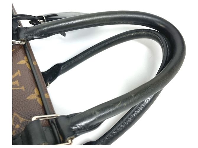 Valigetta Louis Vuitton Monogram Macassar Port Document Voyage GM Marrone Nero - vista 3