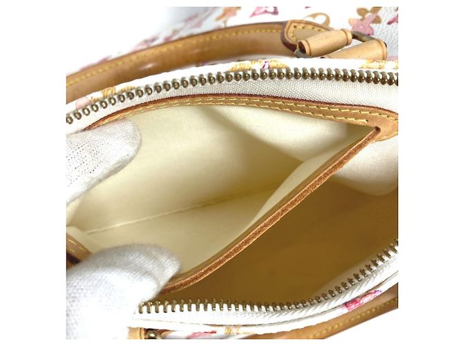 Louis Vuitton Monogram Watercolor Speedy 30 Mini Boston Tasche Weiß Mehrfarben - Ansicht 14