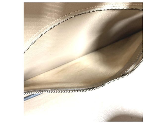 Birkin Borsa Tote in pelle Togo beige Hermès - vista 17