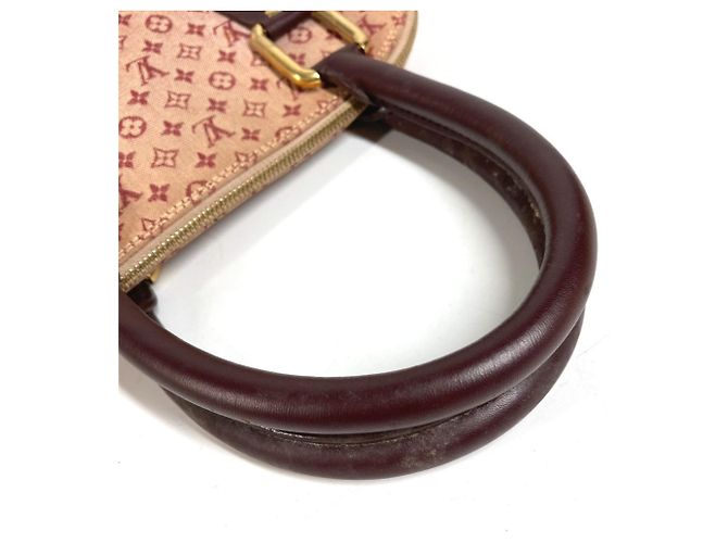 Borsa Tote Louis Vuitton Monogram Mini Alma Rosso Fuschia - vista 10