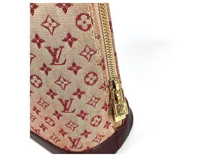 Borsa Tote Louis Vuitton Monogram Mini Alma Rosso Fuschia - vista 12