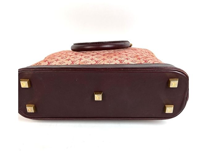 Borsa Tote Louis Vuitton Monogram Mini Alma Rosso Fuschia - vista 3