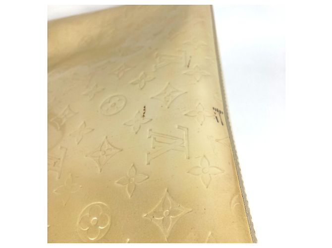 Borsa Louis Vuitton Monogram Vernis Wilshire MM Beige - vista 5