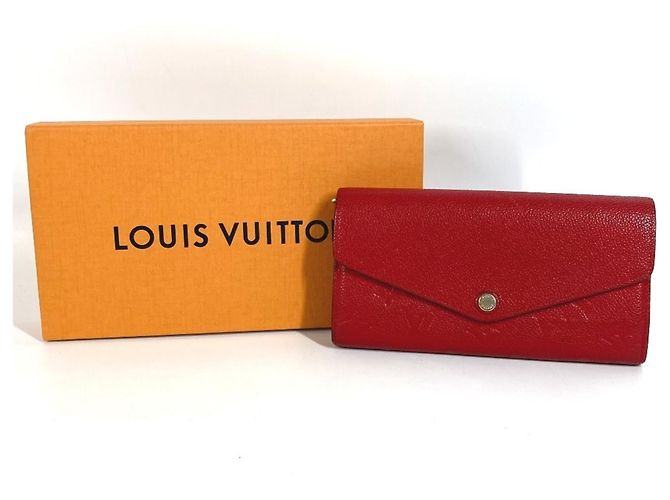 Louis Vuitton Monogram Empreinte Long Wallet Rot - Ansicht 10