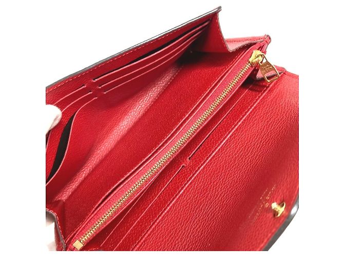 Louis Vuitton Monogram Empreinte Long Wallet Rot - Ansicht 11