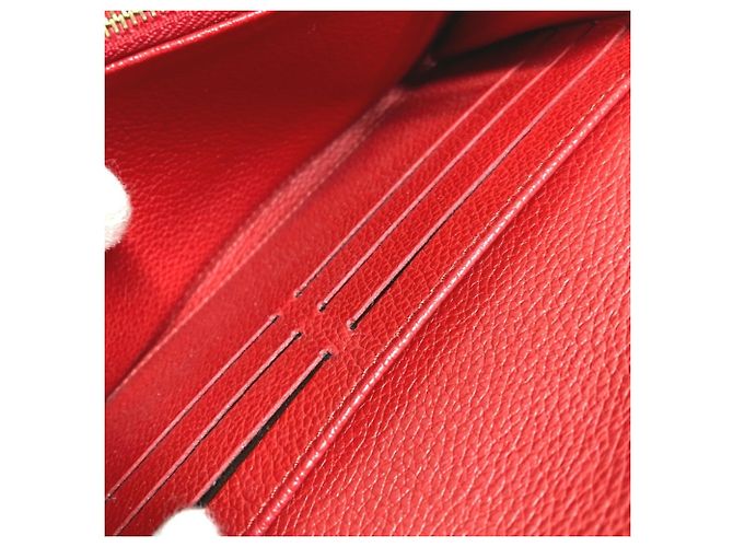 Louis Vuitton Monogram Empreinte Long Wallet Rot - Ansicht 12