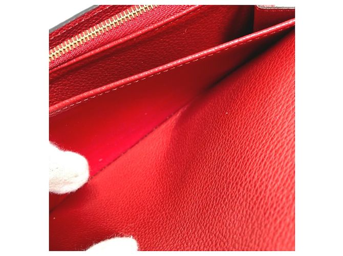 Louis Vuitton Monogram Empreinte Long Wallet Rot - Ansicht 14