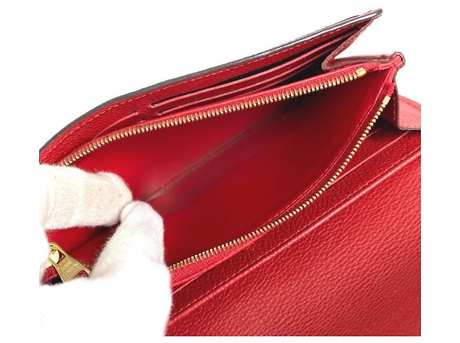 Louis Vuitton Monogram Empreinte Long Wallet Rot - Ansicht 16