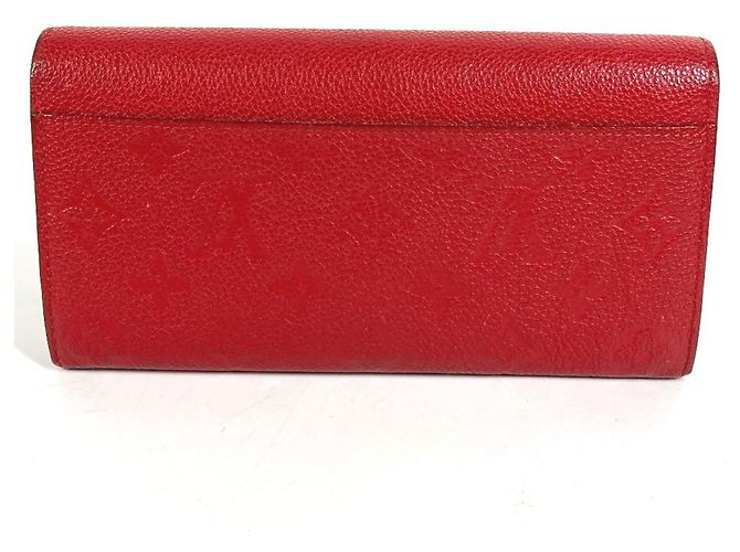 Louis Vuitton Monogram Empreinte Long Wallet Rot - Ansicht 2