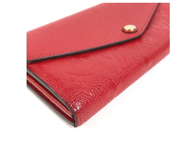 Louis Vuitton Monogram Empreinte Long Wallet Rot - Ansicht 4