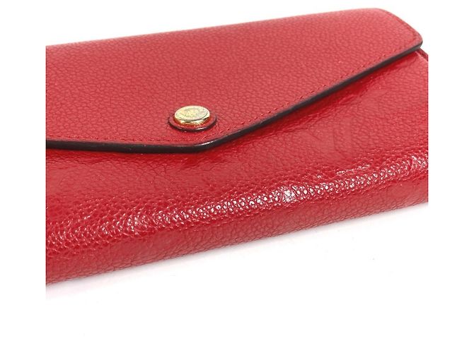 Louis Vuitton Monogram Empreinte Long Wallet Rot - Ansicht 5