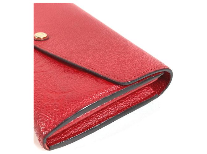 Louis Vuitton Monogram Empreinte Long Wallet Rot - Ansicht 6