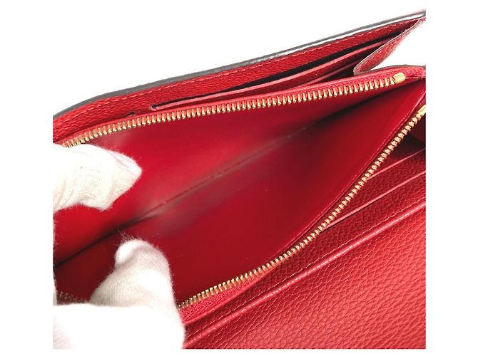 Louis Vuitton Monogram Empreinte Long Wallet Rot - Ansicht 7