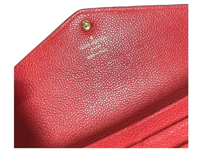 Louis Vuitton Monogram Empreinte Long Wallet Rot - Ansicht 9