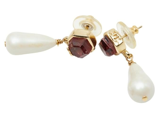 Pendientes Chanel Coco Mark Dorado - vista 3
