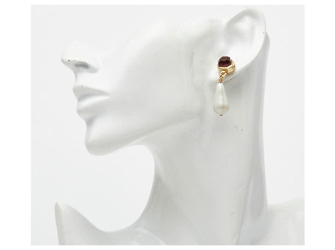 Pendientes Chanel Coco Mark Dorado - vista 5