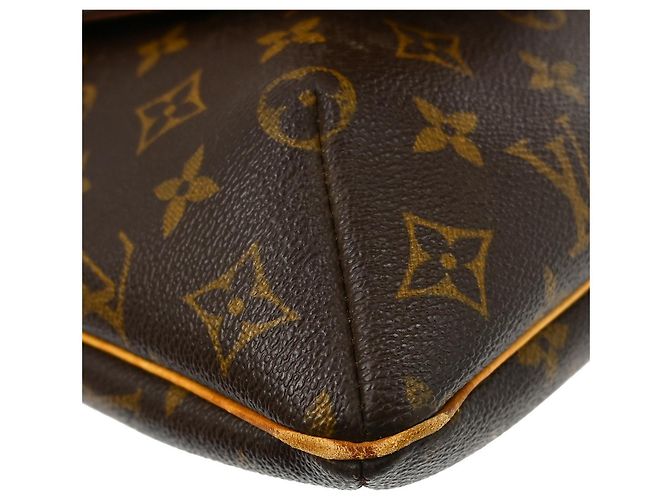 Borsa Musette Salsa Louis Vuitton in tela Monogram GM Marrone - vista 6