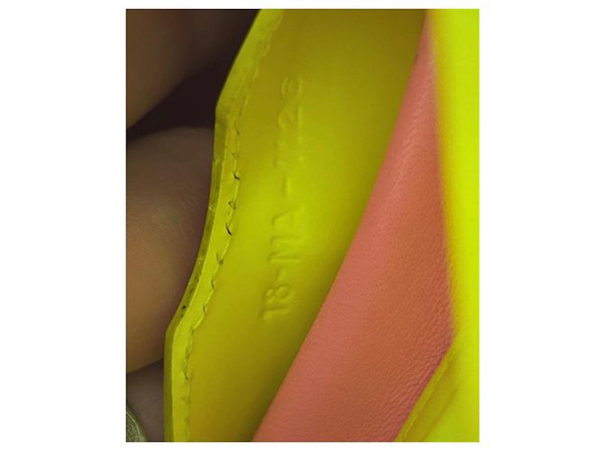 Dior Borsa Lady Dior Micro Edizione Limitata Giallo Neon - vista 2