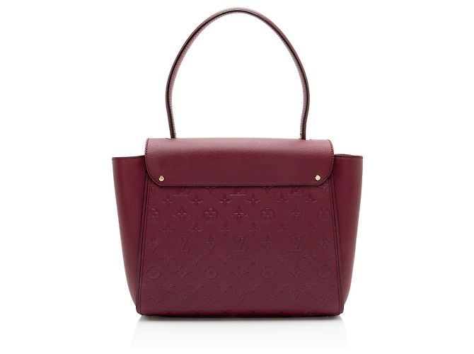Borsa satchel Louis Vuitton Monogram Empreinte Trocadero Rosso - vista 3