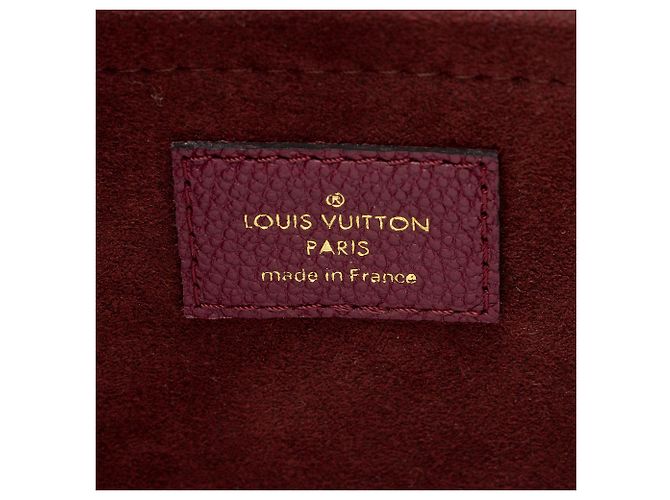 Borsa satchel Louis Vuitton Monogram Empreinte Trocadero Rosso - vista 8