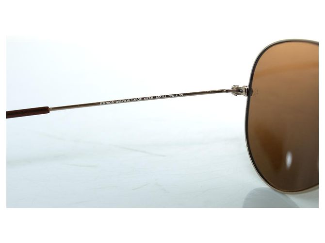 Ray-Ban Ray Ban, Aviator in oro e marrone - vista 7