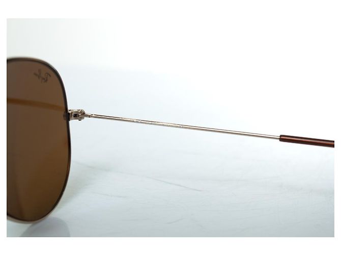 Ray-Ban Ray Ban, Aviator in oro e marrone - vista 8