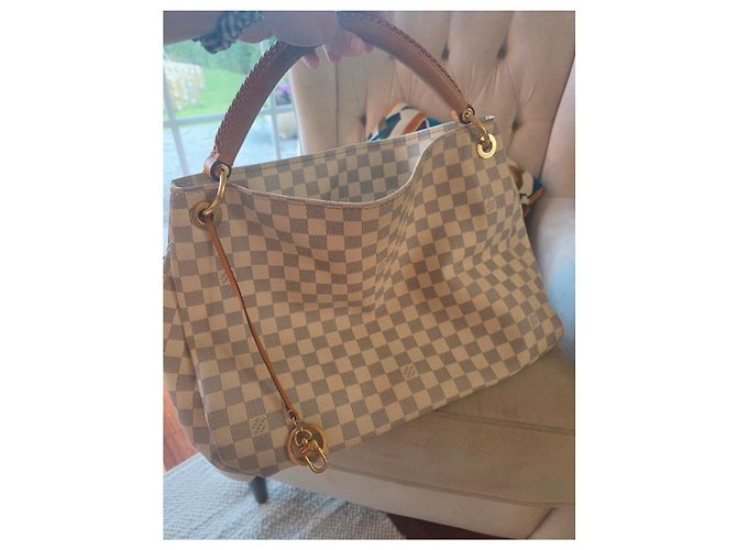 Louis Vuitton Borsa Damier Azur con manico intrecciato Damier ebene - vista 2