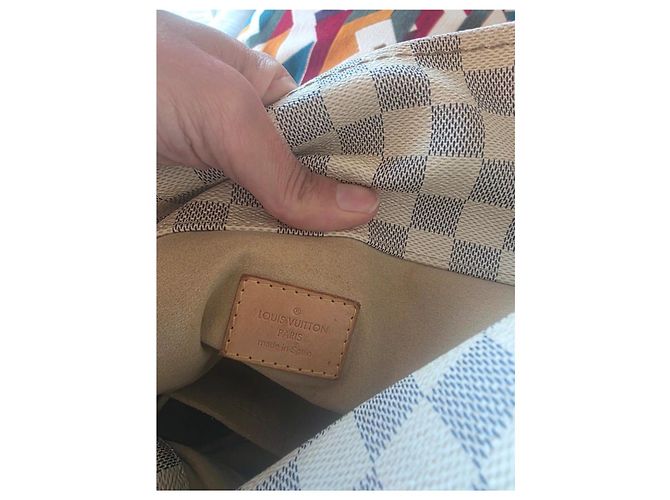 Louis Vuitton Borsa Damier Azur con manico intrecciato Damier ebene - vista 3