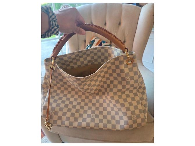 Louis Vuitton Borsa Damier Azur con manico intrecciato Damier ebene - vista 4