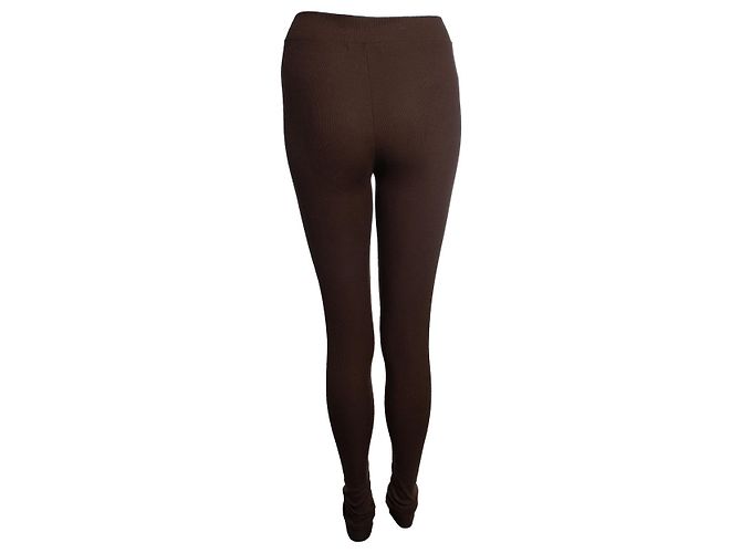 Autre Marque Eterne, legging canelado marrom - vista 3