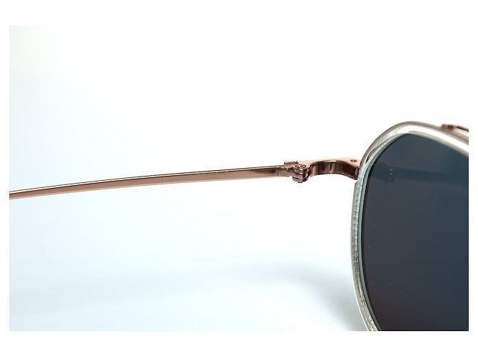Occhiali da sole Thom Browne, TB801 con lenti a specchio Metallico - vista 8