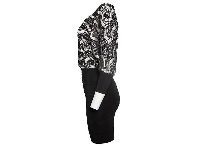 Gucci, Schwarzes Spitzenkleid - Ansicht 2