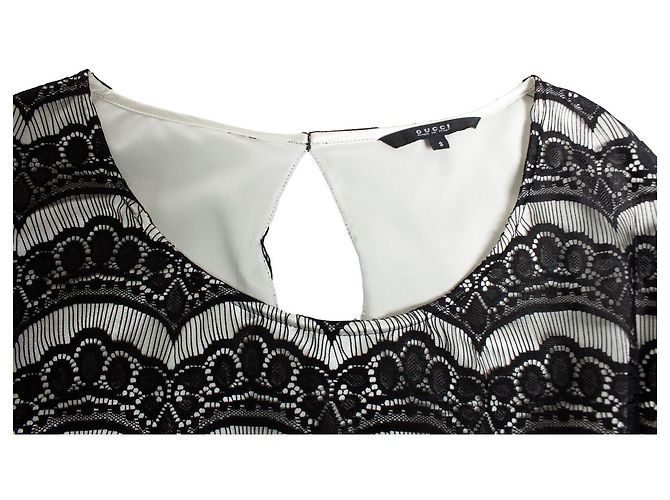 Gucci, Schwarzes Spitzenkleid - Ansicht 5