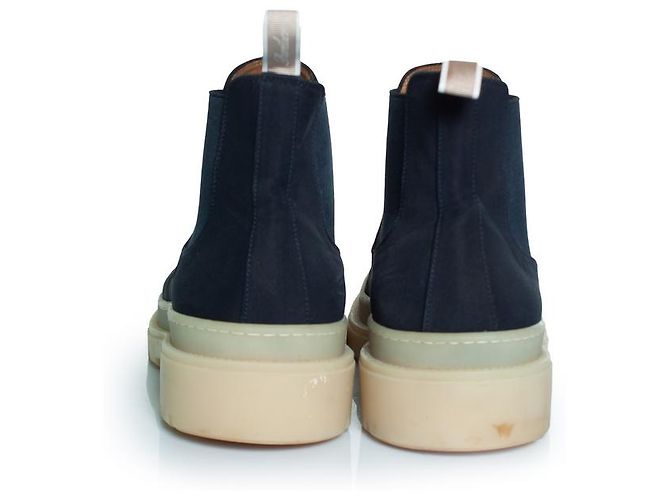 Autre Marque Stivaletti Chelsea Aurelien, Navy snow Blu - vista 5