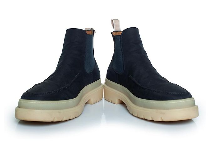 Autre Marque Stivaletti Chelsea Aurelien, Navy snow Blu - vista 6